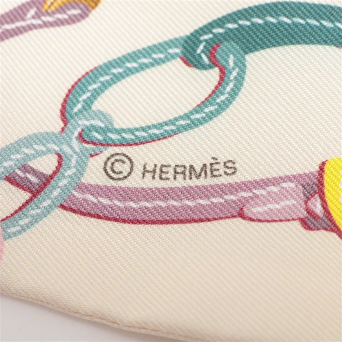 エルメス ツイリー BRIDES de GALA 式典用馬勒 スカーフ シルク