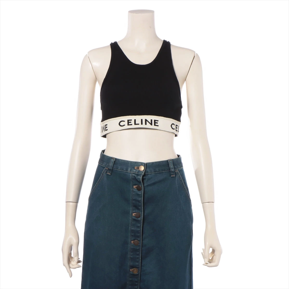 CELINE セリーヌ タンクトップ スポーツブラ アスレチックニット