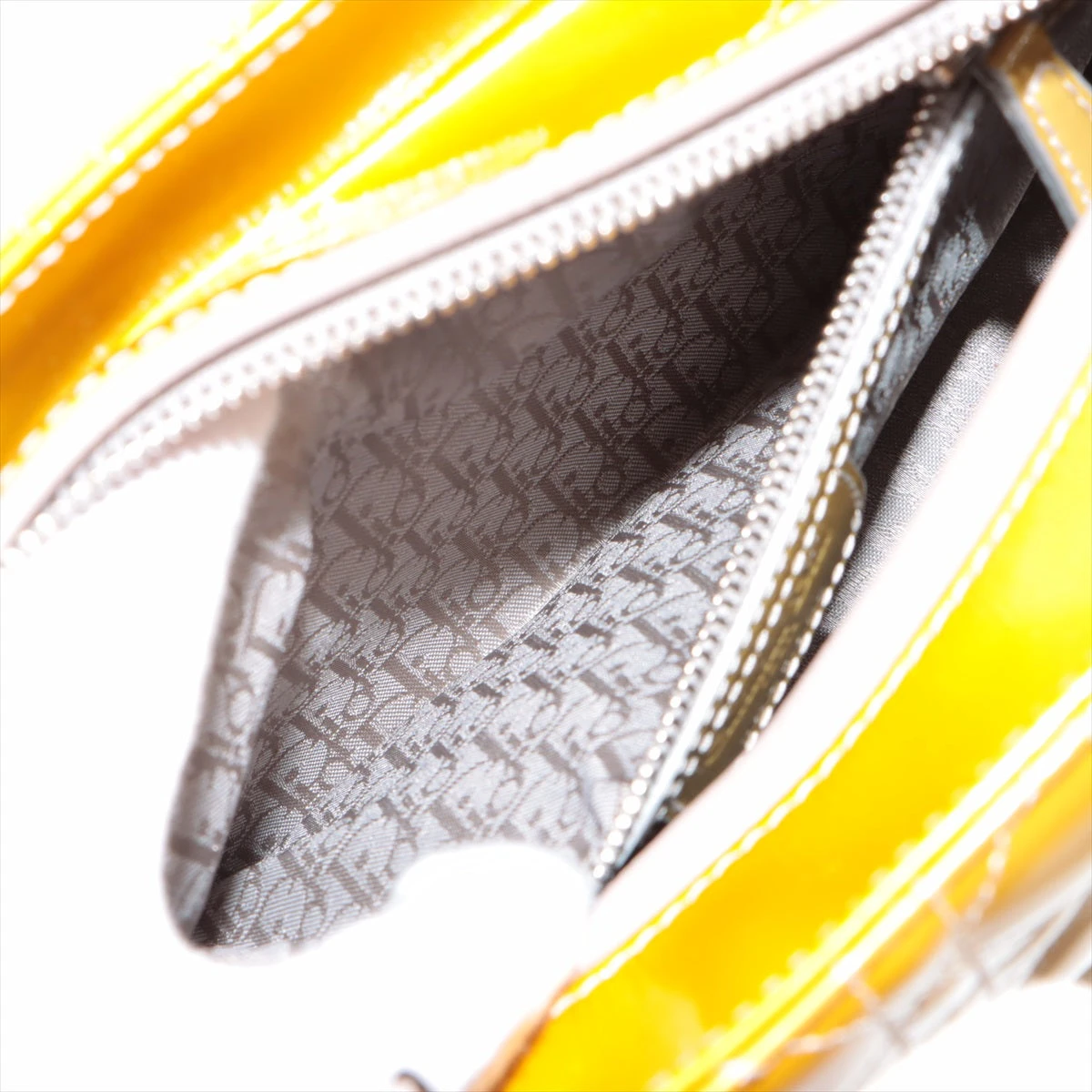 人気モデル✨レディディオール 2way パテントレザー イエロー 【公式通販】