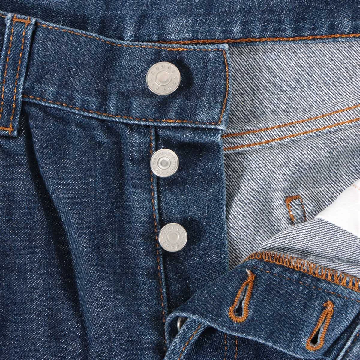 グッチ コットン×ポリウレタン デニムパンツ 34 メンズ ブルー