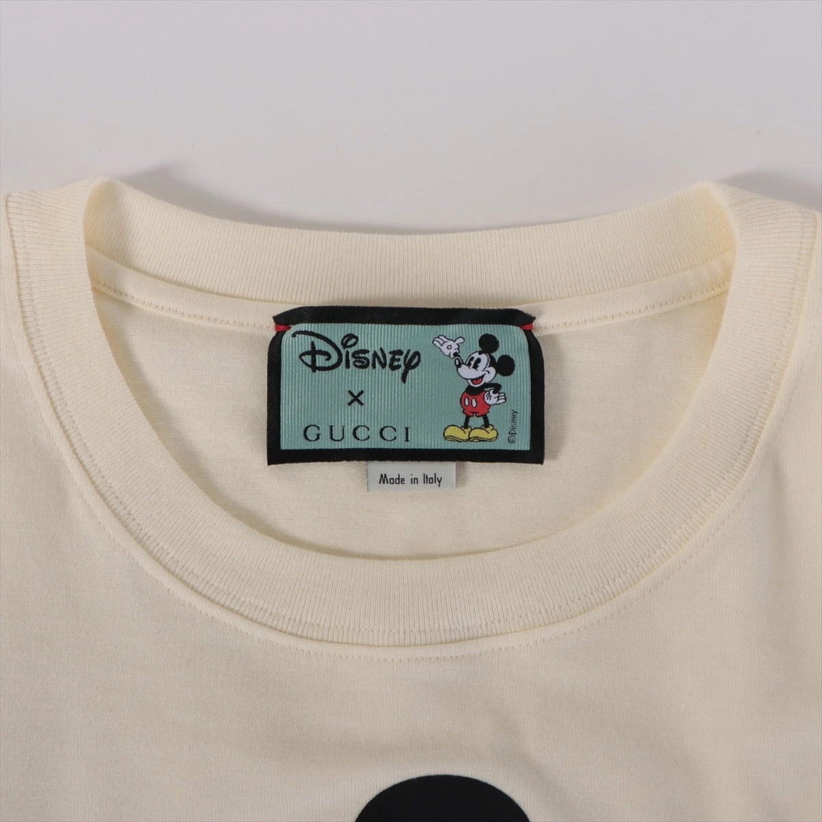グッチ×ディズニー 20SS コットン Tシャツ XS メンズ アイボリー