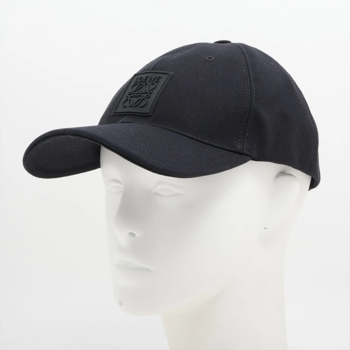 LOEWE パッチキャップ (キャンバス) 黒サイズ59