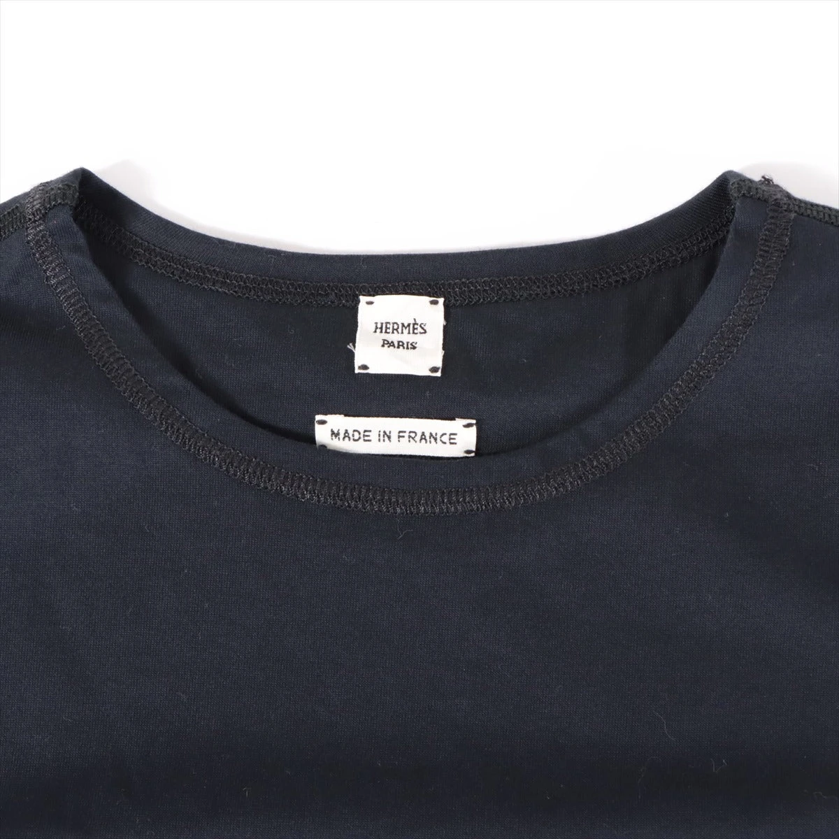 エルメス 17SS コットン Tシャツ 34 レディース ブラック 76
