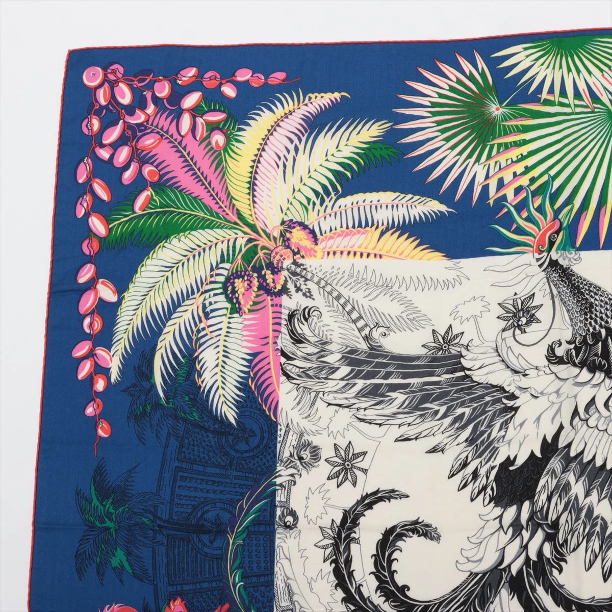 鑑定極美品 エルメス エトール 大判ストール スカーフ不死鳥の神話 フェニックス 鑑定極美品 エルメス エトール 大判ストール スカーフ不死鳥の