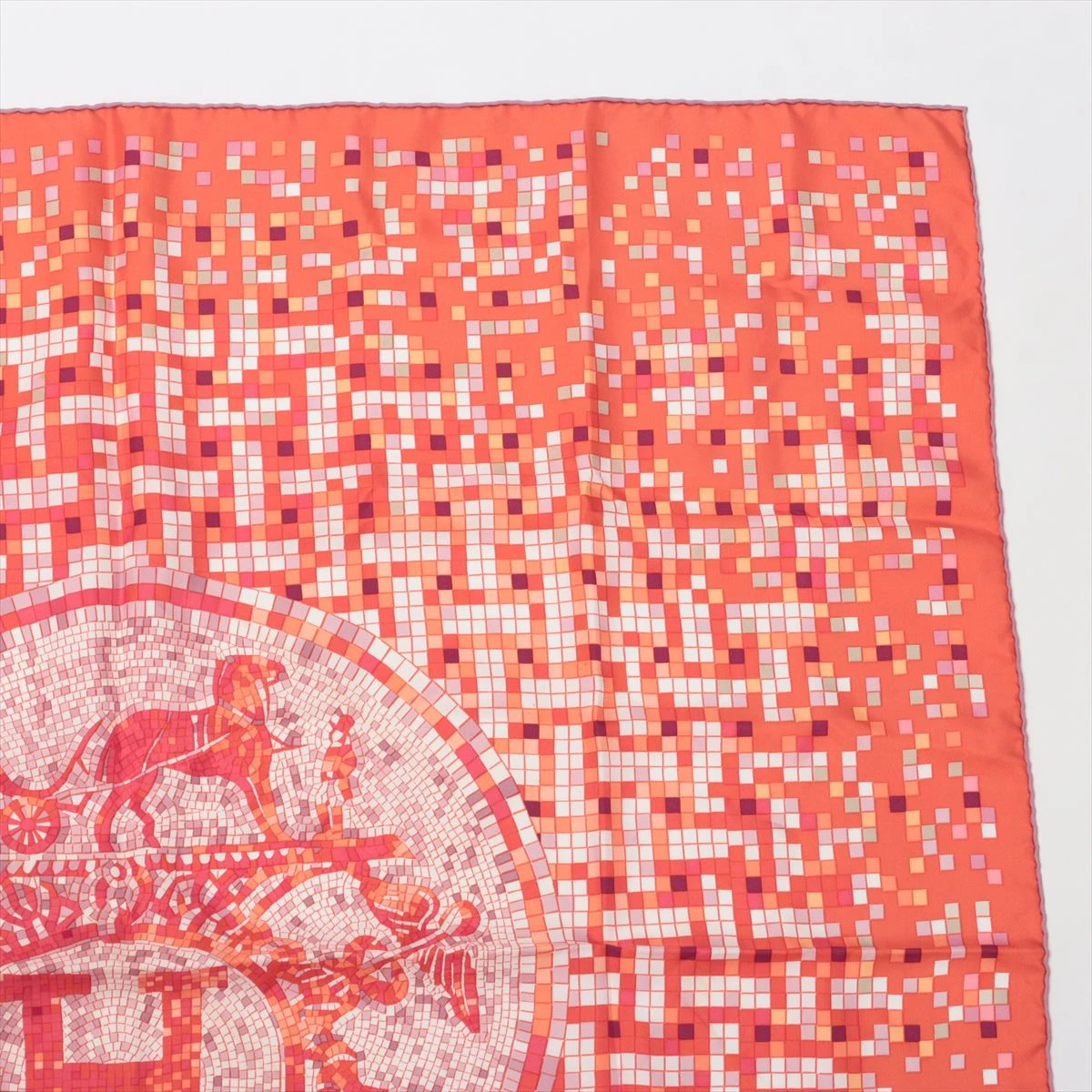 エルメス カレ90 MosaiqueAu24モザイク24 スカーフ シルク