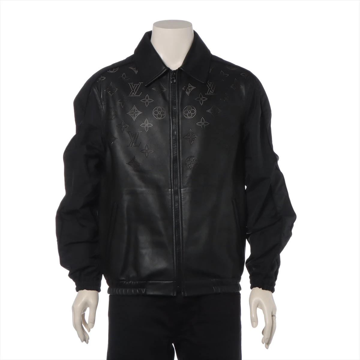 ヴィトン 23AW シープスキン レザージャケット 46 メンズ ヴィトン 23AW シープスキン レザージャケット 46 メンズ