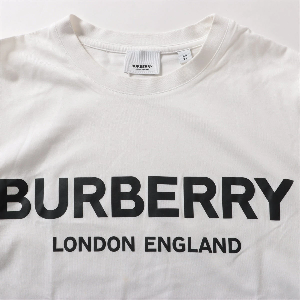 バーバリー ティッシ期 コットン Tシャツ XS メンズ ホワイト