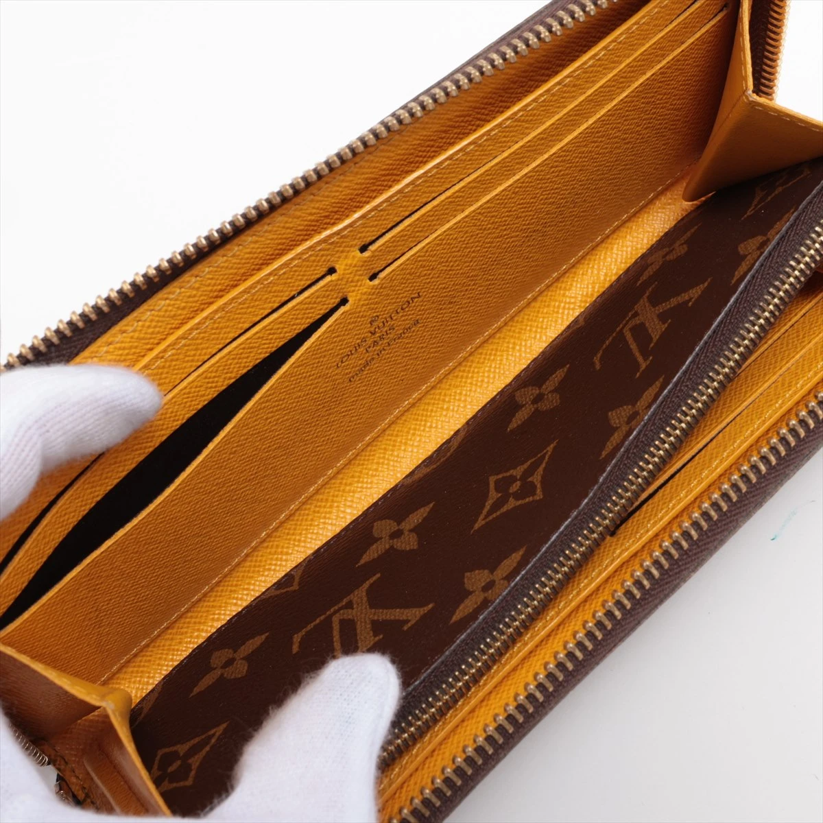 ルイヴィトン長財布モノグラムポルトフォイユクレマンス ミモザ　イエロー 楽天市場】【財布】LOUIS VUITTON ルイ ヴィトン モノグラム
