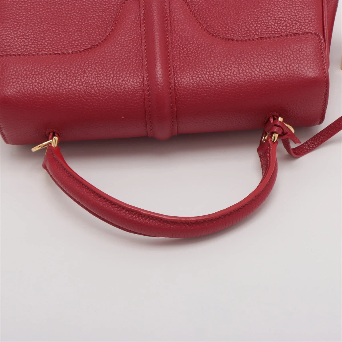 CELINE 16（セーズ）バッグ スモール セール レッド スモール CELINE 16(セリーヌ セーズ) バッグ・カバン