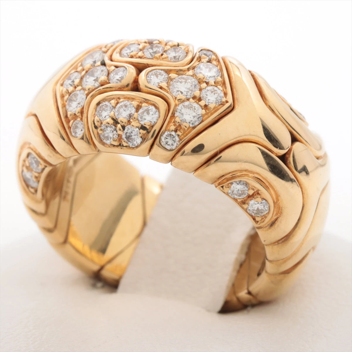 ブルガリ アルベアーレ ダイヤ リング 750(YG) 15.9g A2836009｜中古