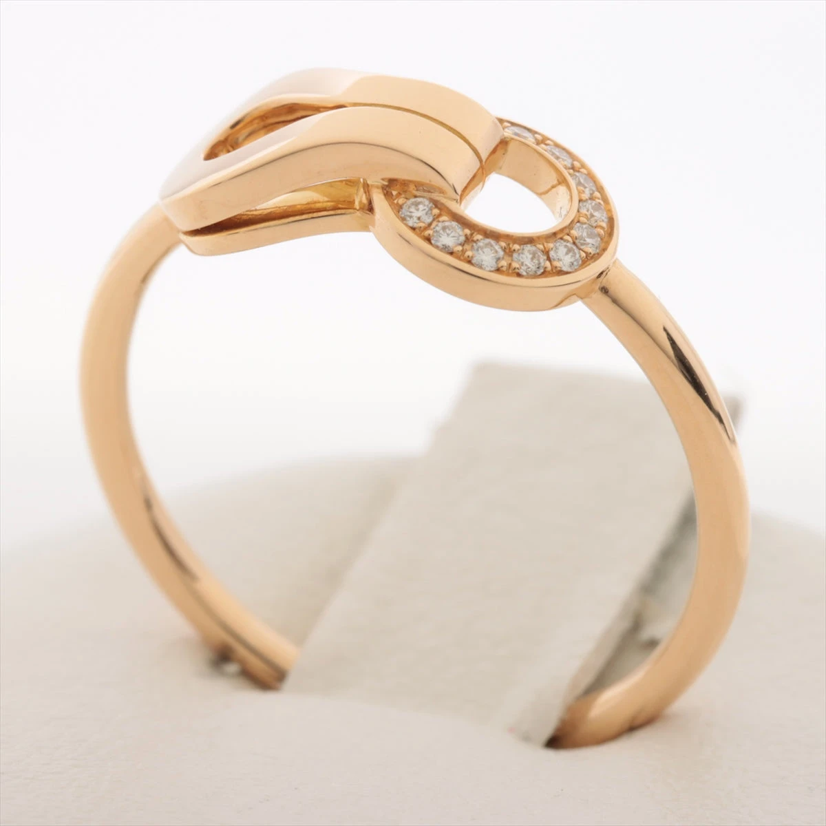 Cartier カルティエ 750 ダイヤ ルビー アグラフ リング