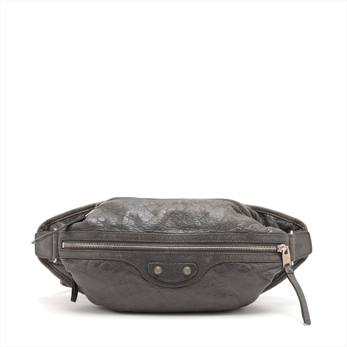 バレンシアガ ネオリフト レザー ボディバッグ グレー 341628 A2856349