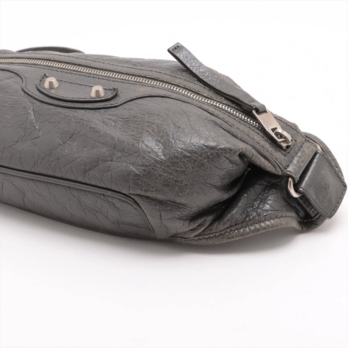 バレンシアガ クラシックネオリフト レザーボディバッグ　グレー バレンシアガ ネオリフト レザー ボディバッグ グレー 341628 A2856349