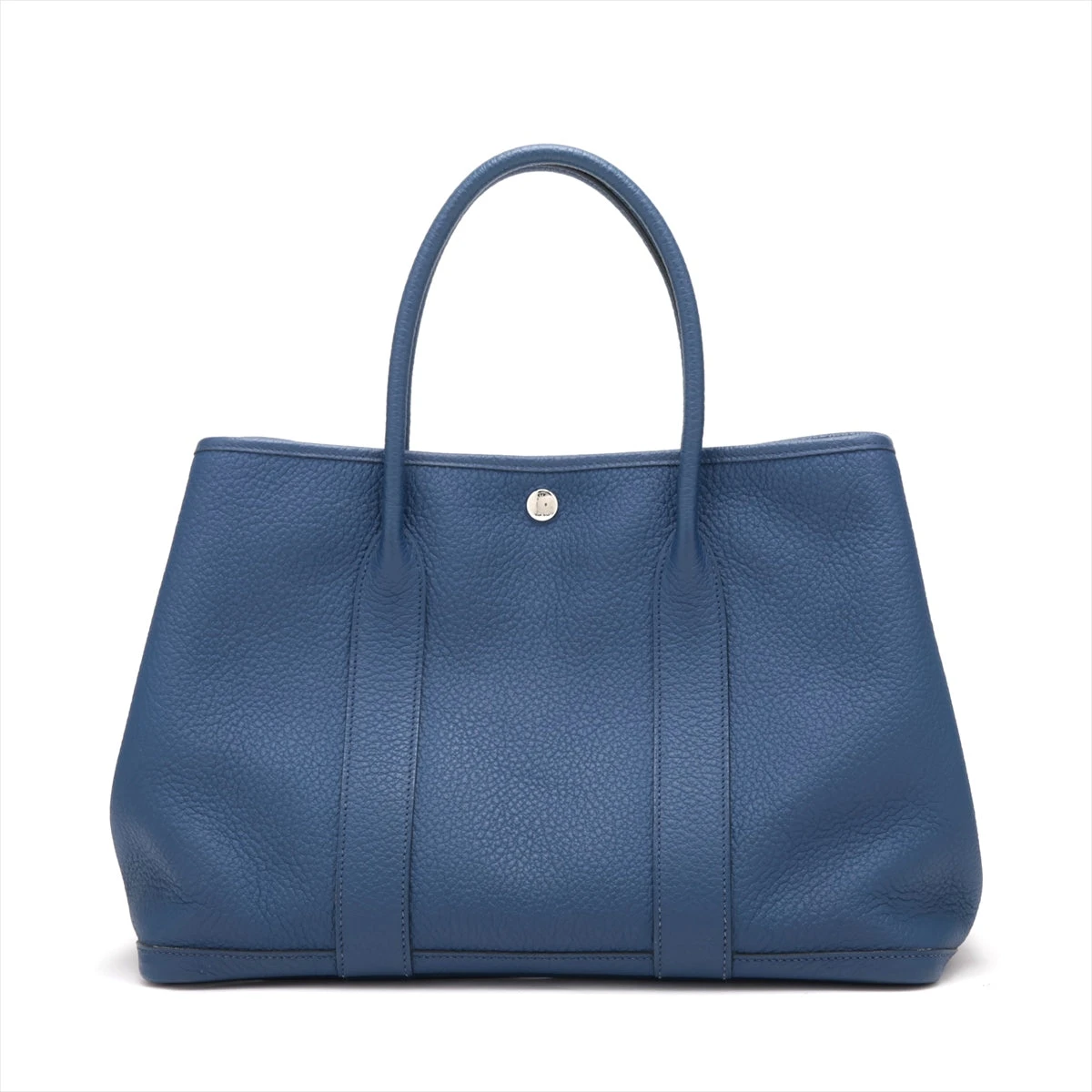 エルメス ガーデンパーティPM ネゴンダ ブルーアンクル シルバー金具 C  