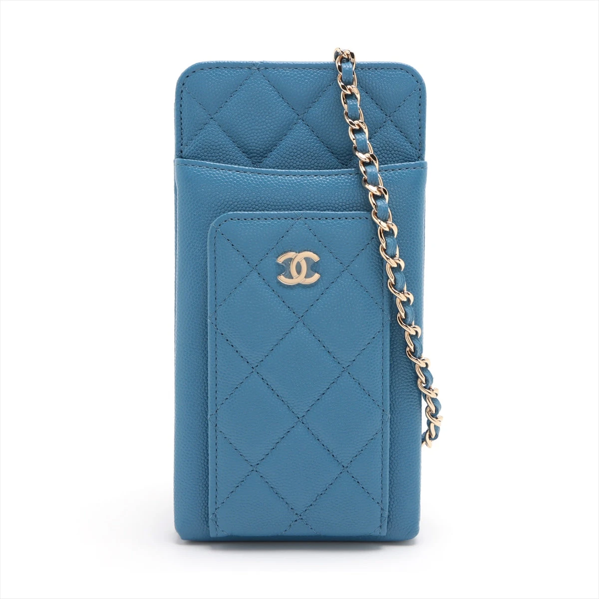 シャネル マトラッセ キャビアスキン チェーンショルダーバッグ