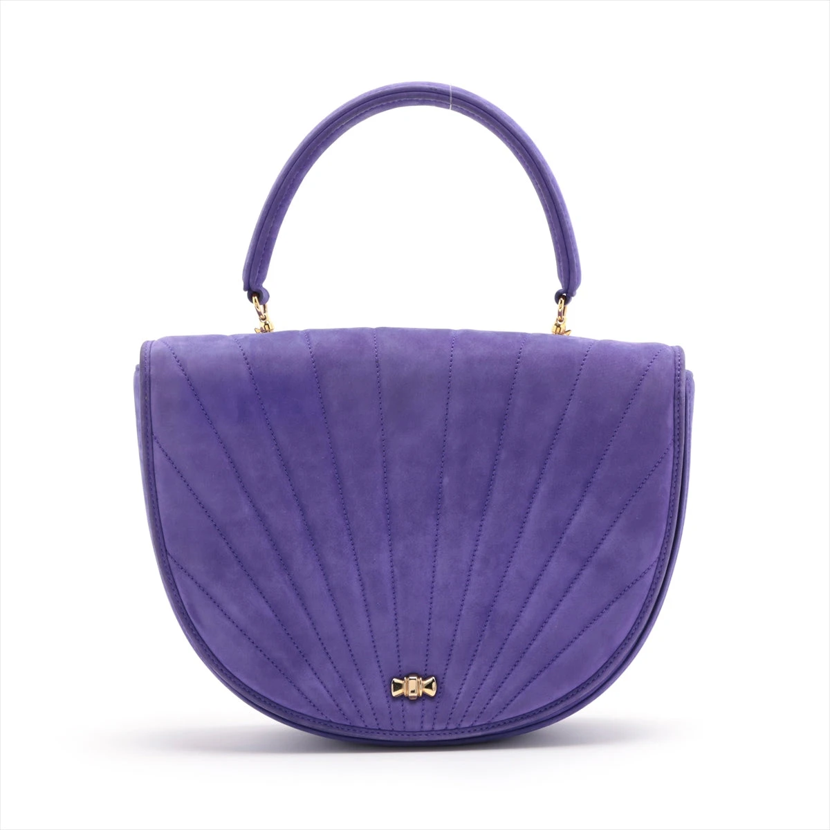 TIFFANY&Co. チェーン ショルダーバッグ スエード ブラック