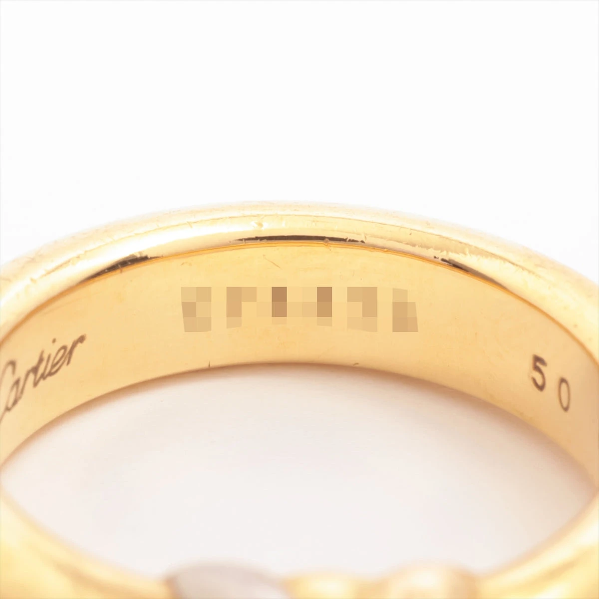 カルティエ スレッドリング Au750 サイズ7 カルティエ スレッド リング 750(YG×PG×WG) 10.6g 50 A2856975