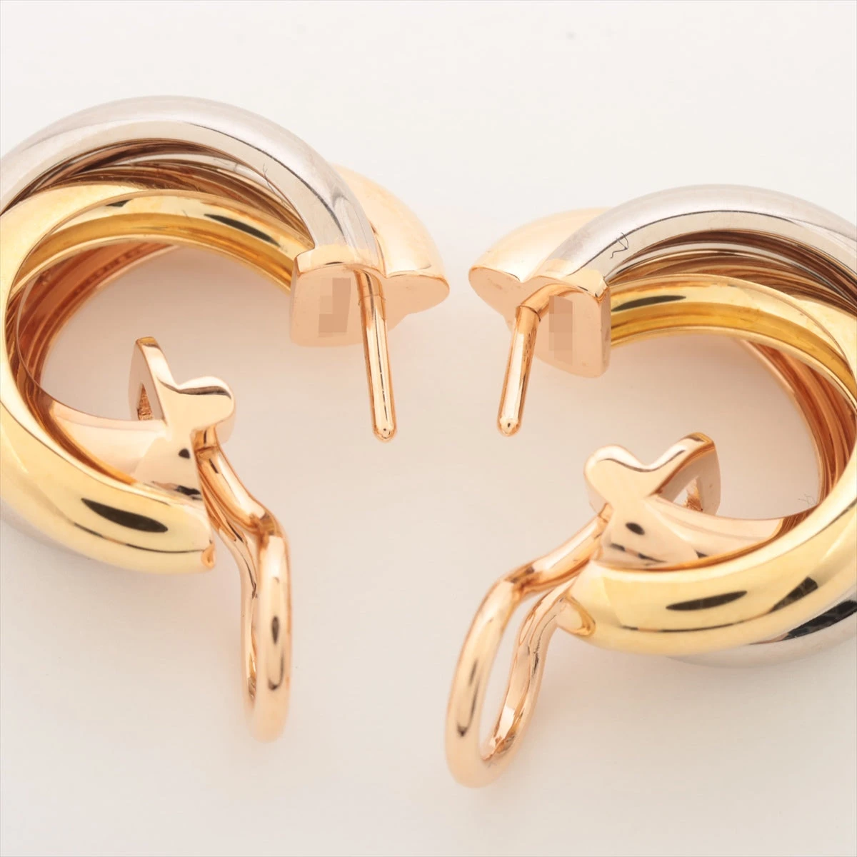 カルティエトリニティピアス カルティエ(CARTIER)カルティエ トリニティ ピアス