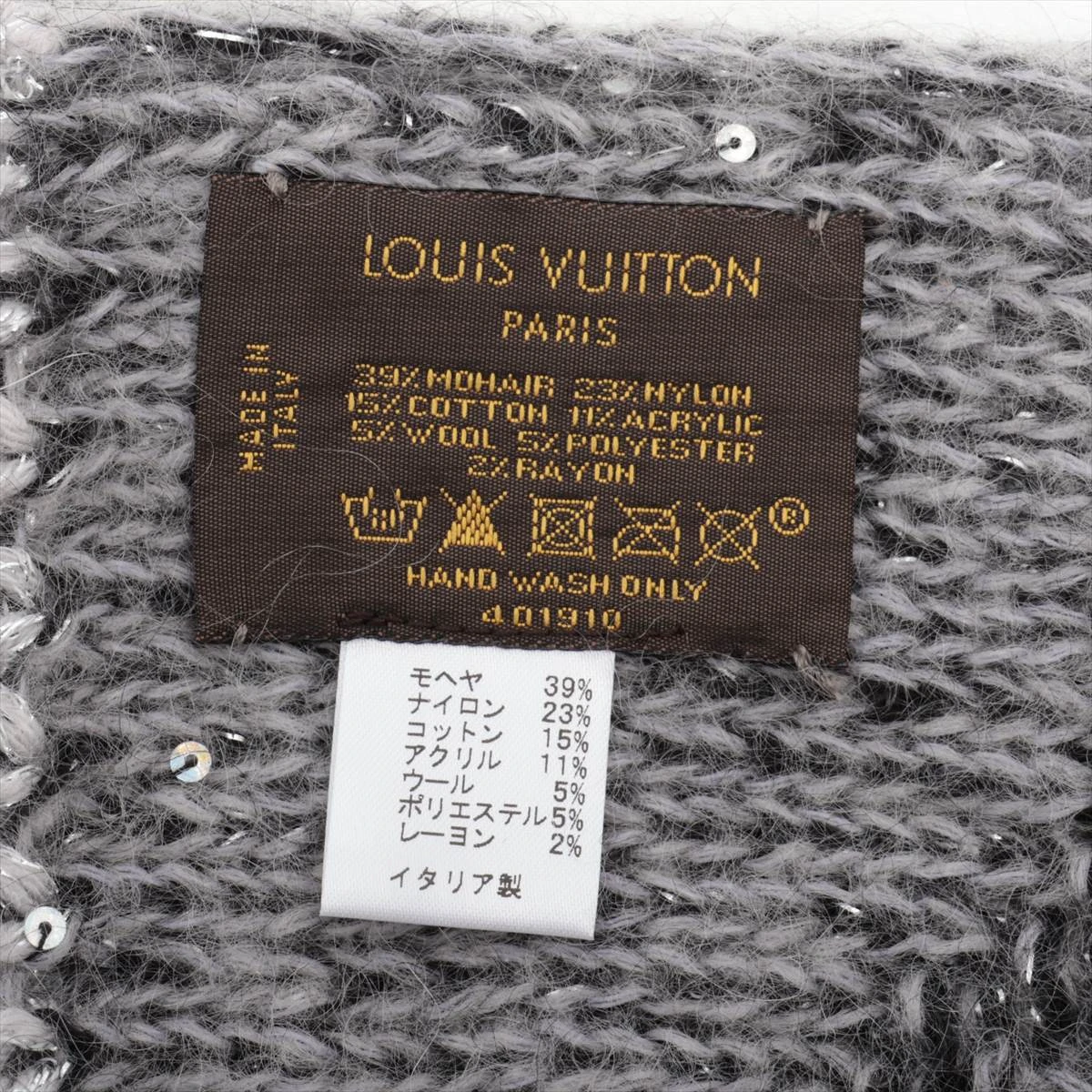 LOUISVUITTON エシャルプ モノグラム グリッター マフラー ルイヴィトン/マフラー 【エシャルプ・モノグラムグリッター