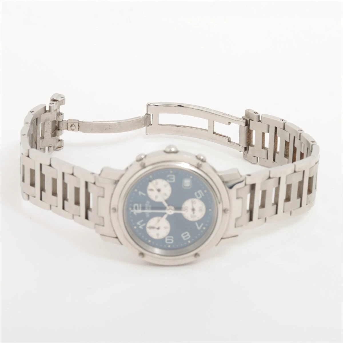 エルメス / クリッパー エルメス クリッパー クロノ CL1.910 SS QZ 青文字盤 A2865145