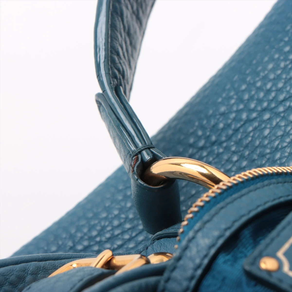 PRADA ヴィッテロダイノ ショルダーバッグ ブルー プラダ ヴィッテロダイノ ショルダーバッグ ブルー A2858996