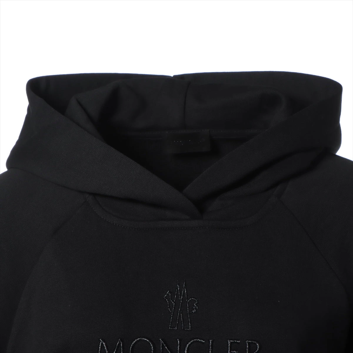 モンクレール 24SS コットン パーカー S レディース ブラック  