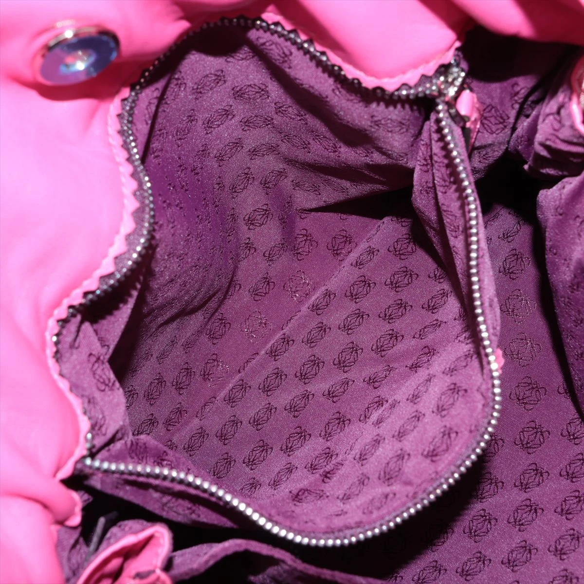 ロエベ ナッパレザー フラメンコ ショルダーバッグ パープル LOEWE