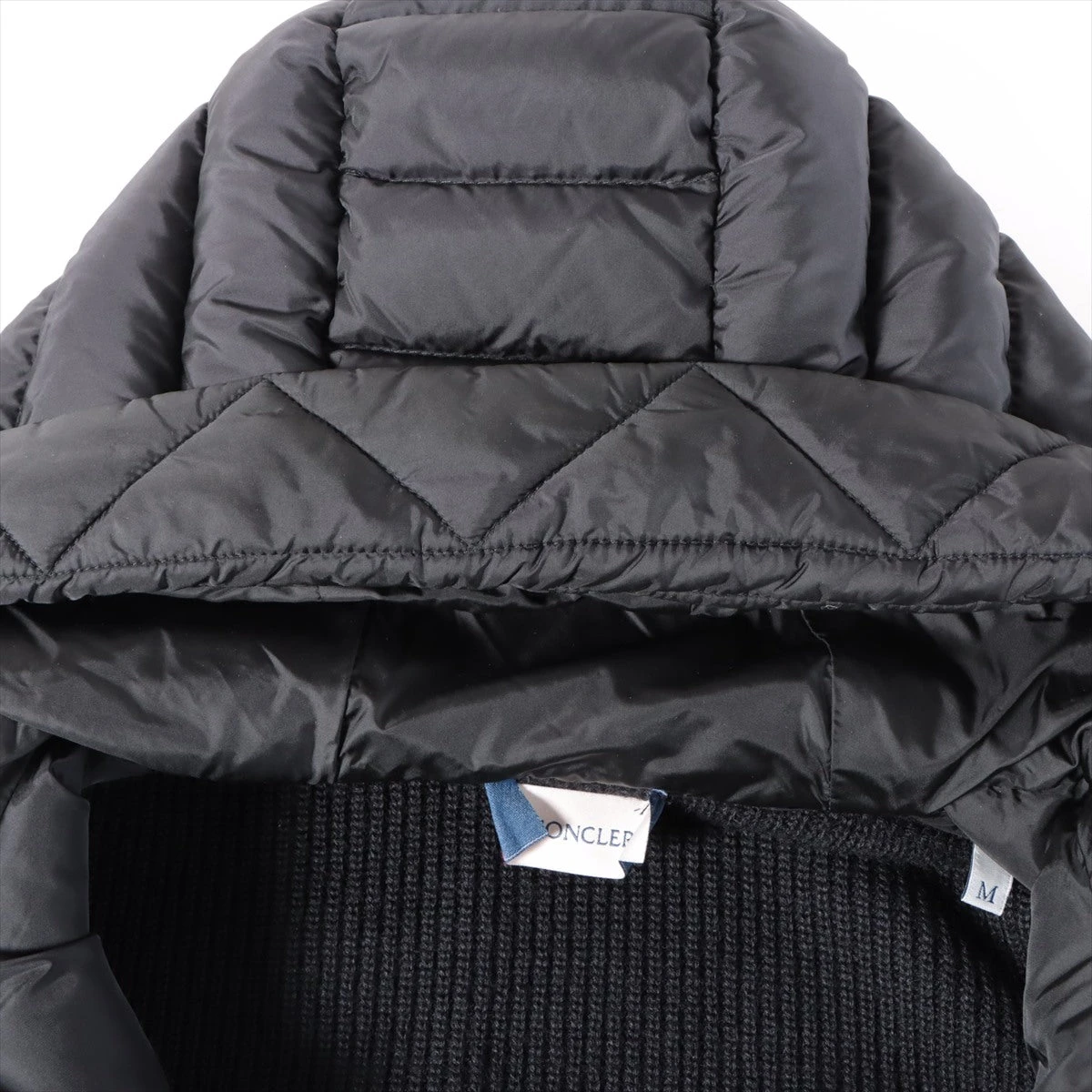 モンクレール MAGLIONE 18年 ウール×ナイロン ダウンジャケット M