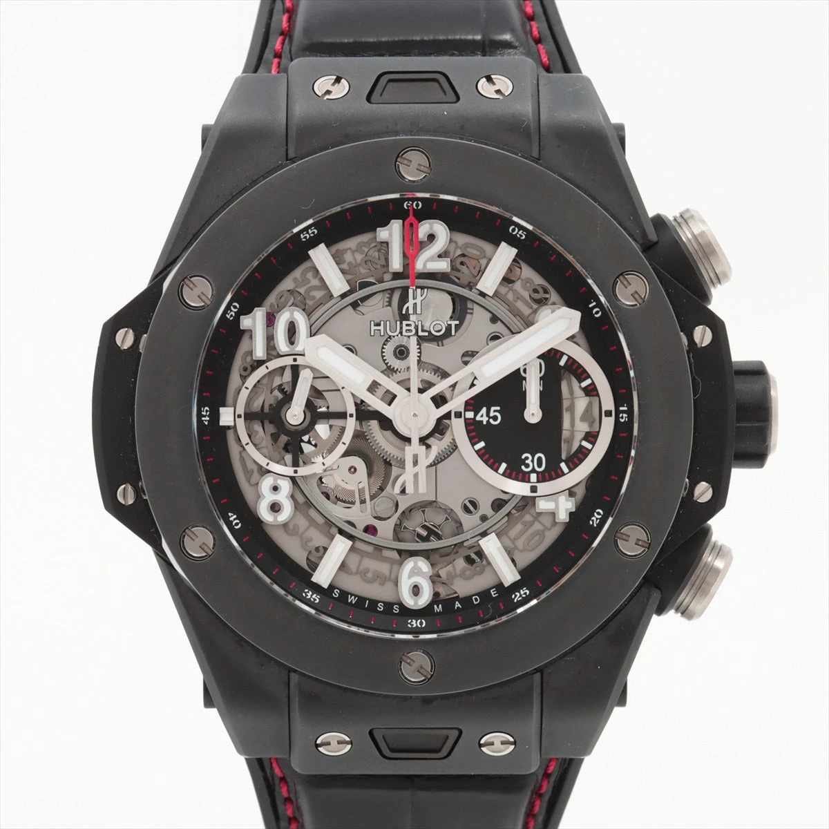 ウブロ ビッグバン 441.CI.1170.RX Ti×CE×ラバー AT スケルトン文字盤