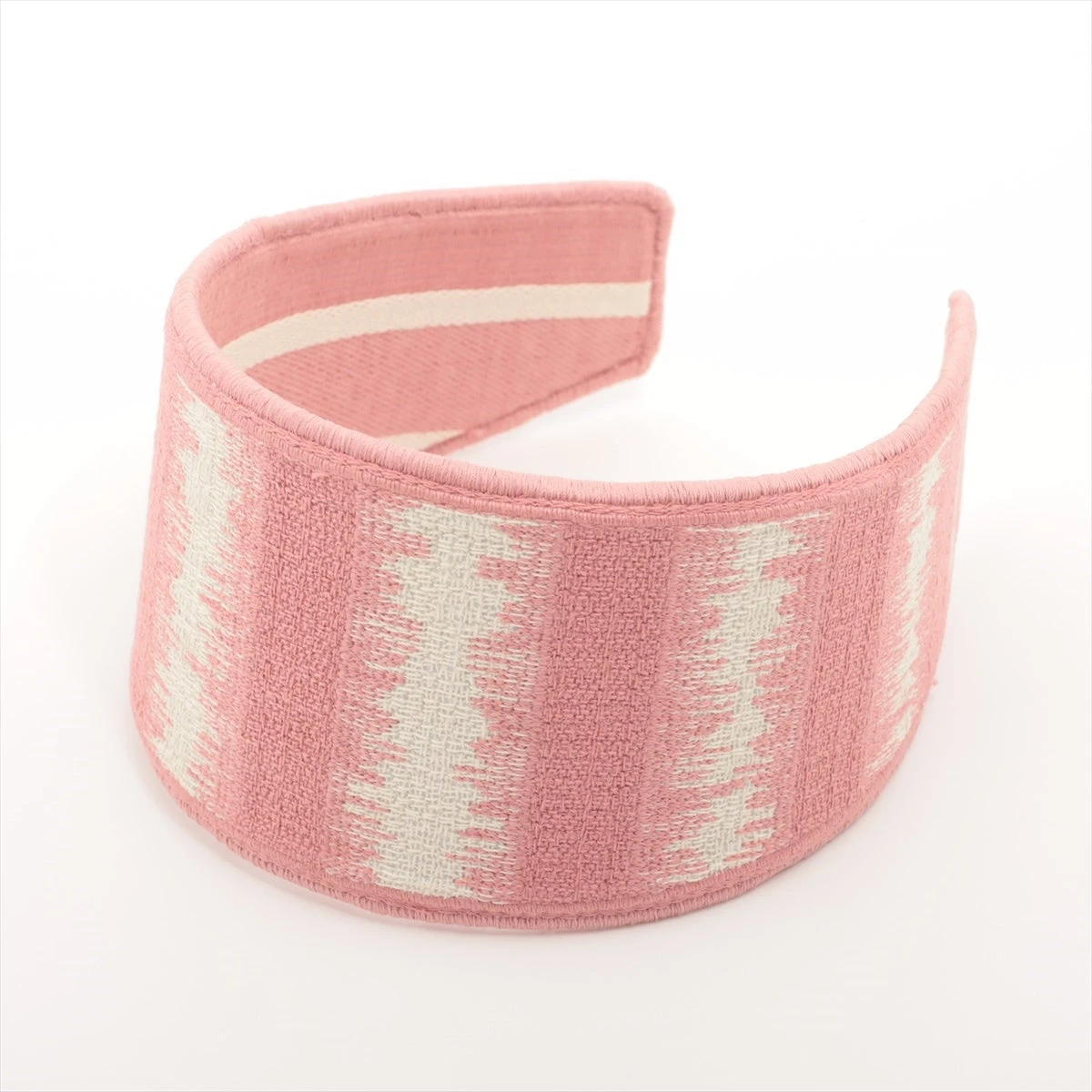 ディオール カチューシャ ファブリック ピンク AP073979｜中古ブランド