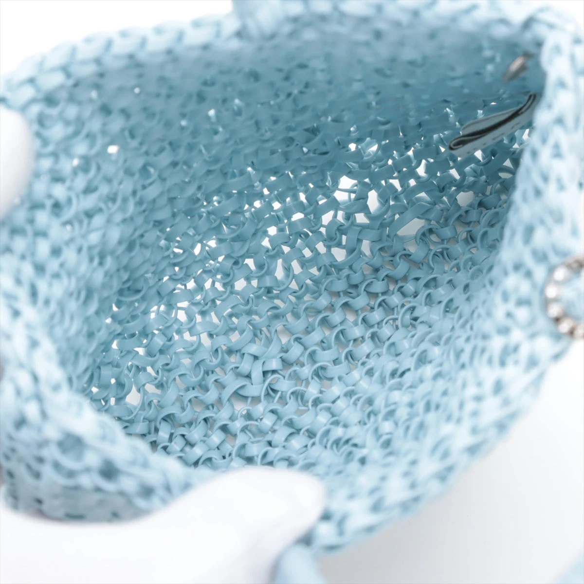 ✨貴重✨アンテプリマ　ワイヤーバッグ　ショルダーバッグ　2way シルバーブルー ✨貴重✨アンテプリマ ワイヤーバッグ ショルダーバッグ 2way シルバー