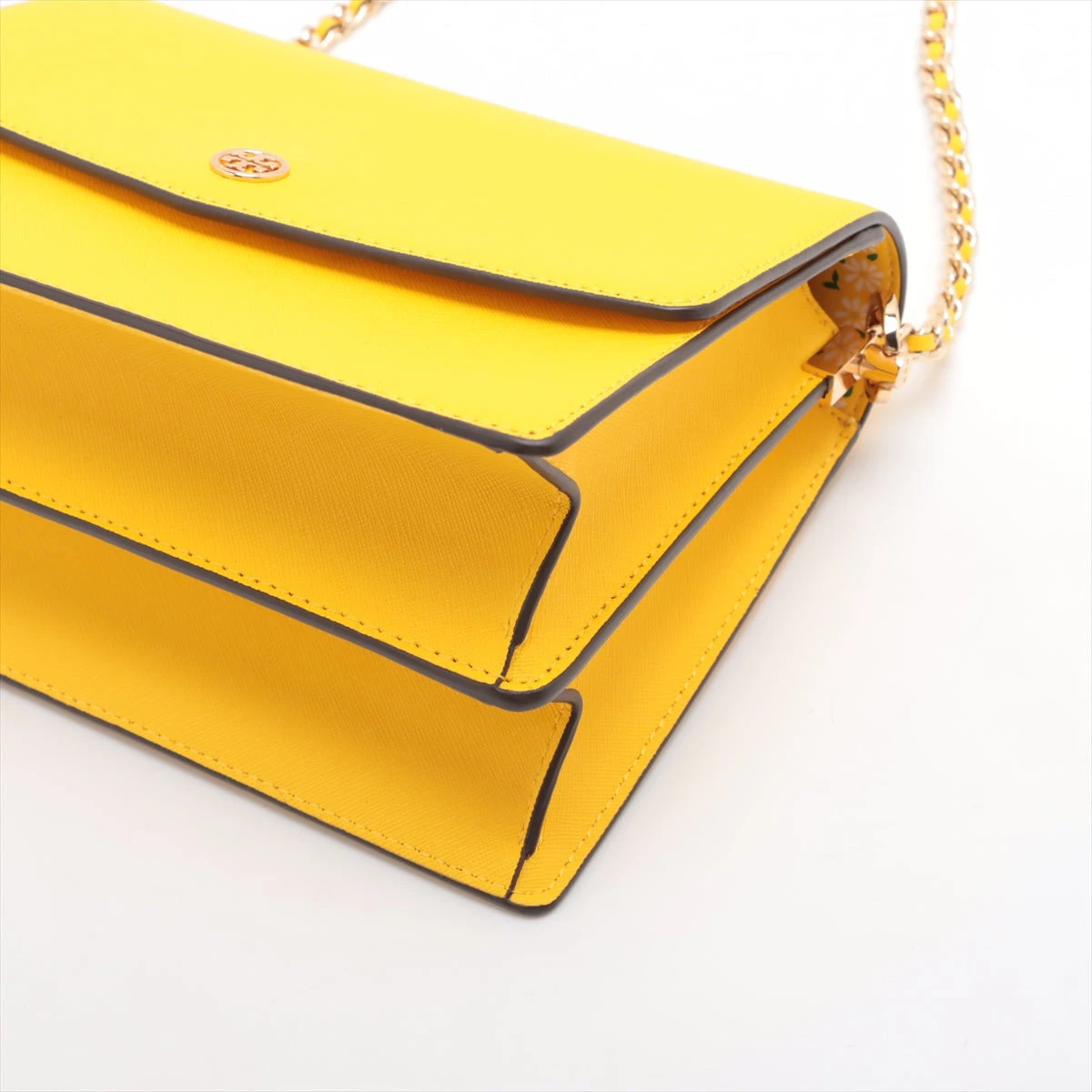 Tory Burch イエローレザーショルダーバッグ