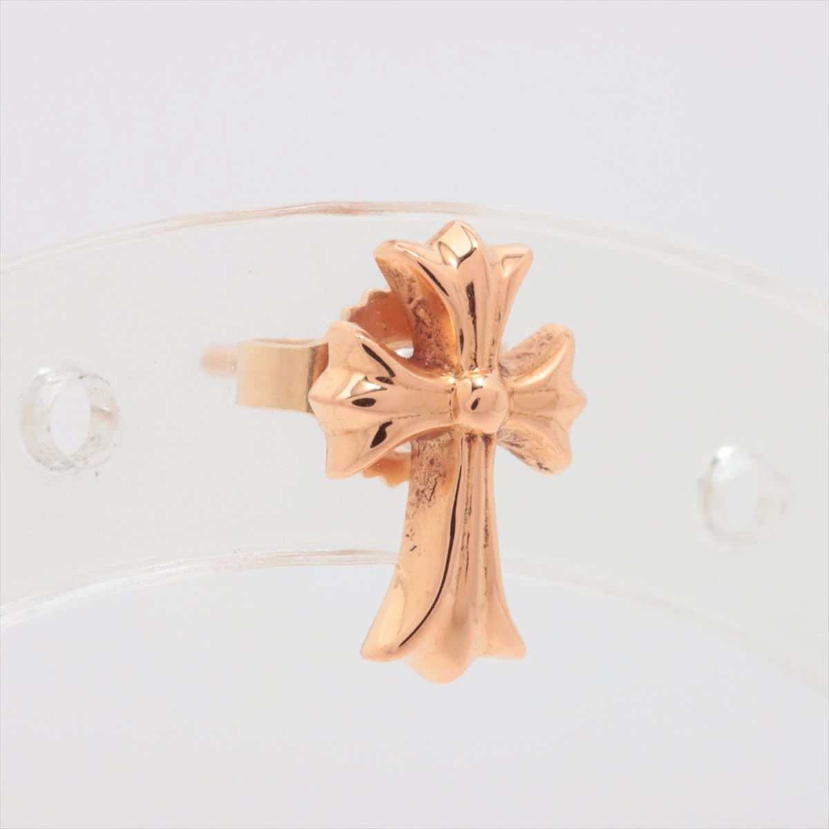 クロムハーツ CHクロスファットスタッド ピアス(片耳用) 22K×14K
