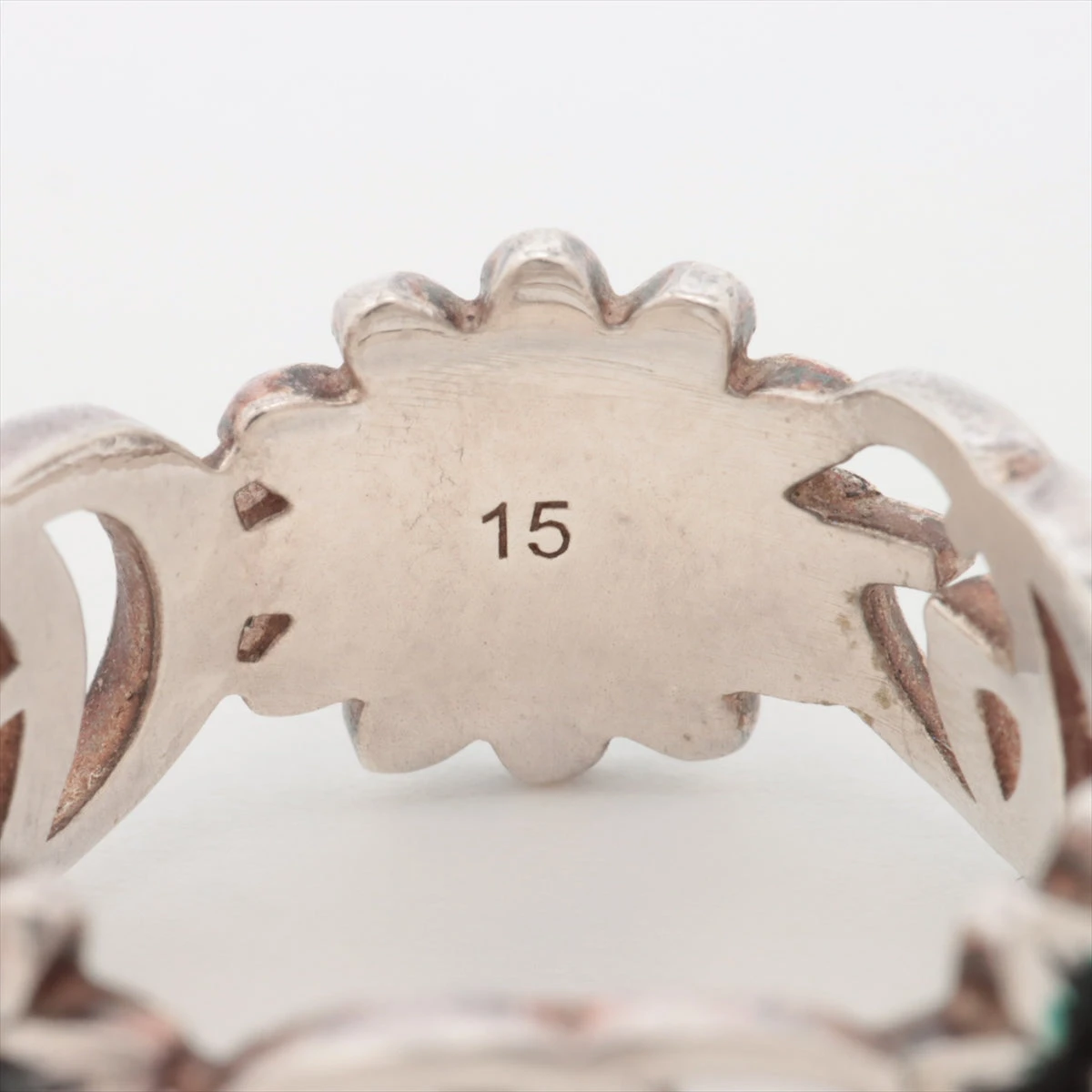 綺麗！ グッチ ダブルG フラワー リング シルバー 925 11.5号