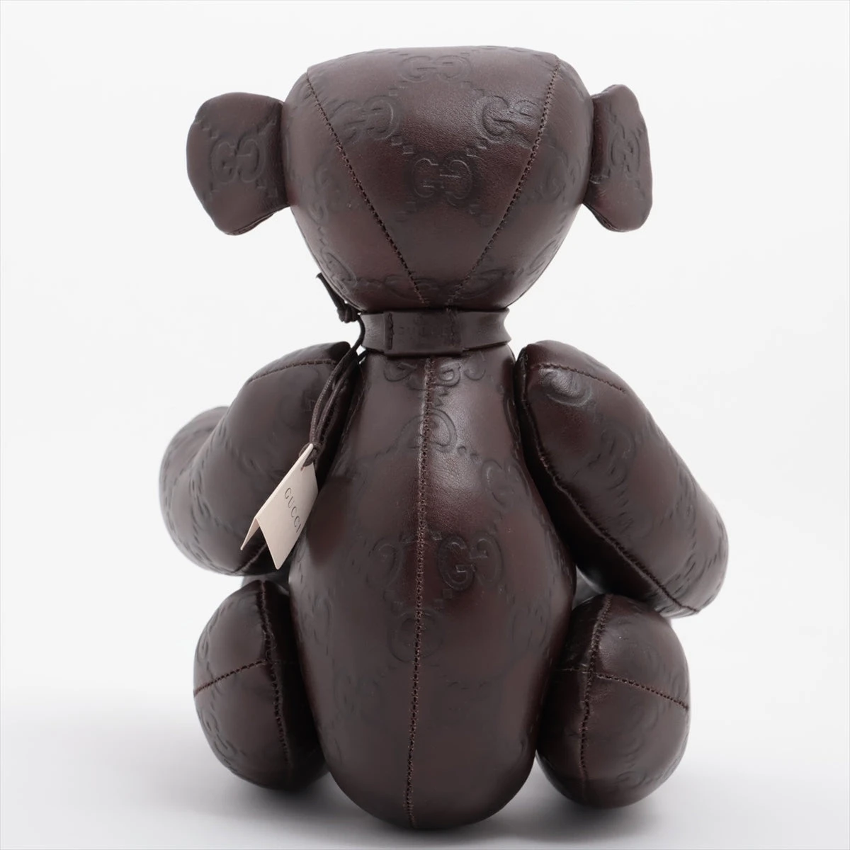 グッチ ぬいぐるみ レザー ブラウン A2863272｜中古ブランド品