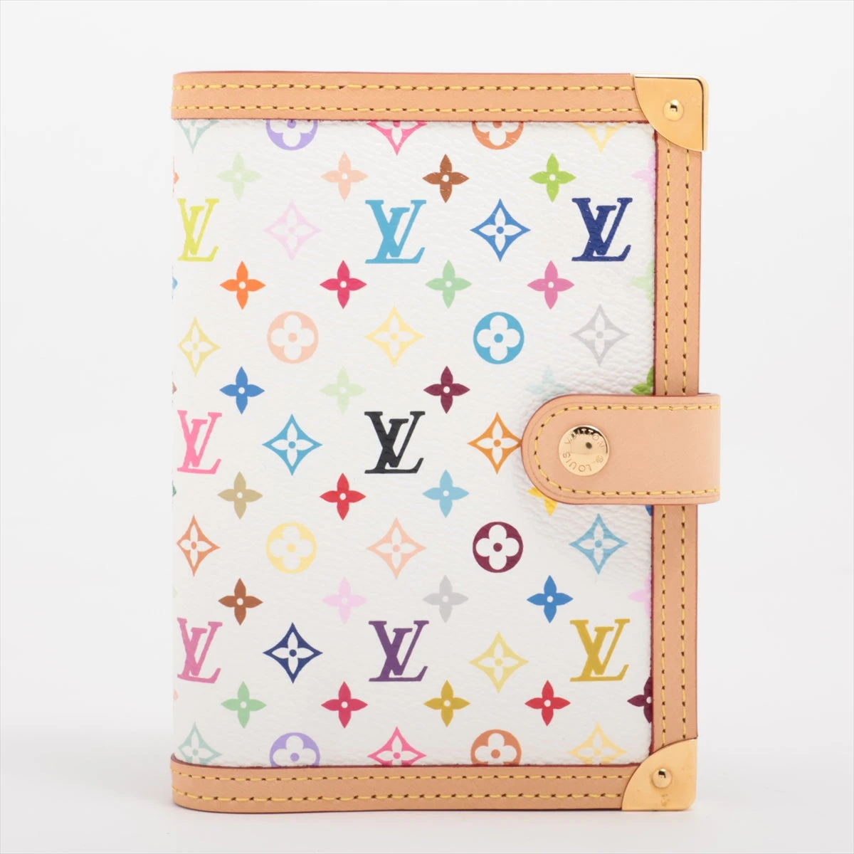 ヴィトン マルチカラー アジェンダPM R20896 ブロン 手帳カバー