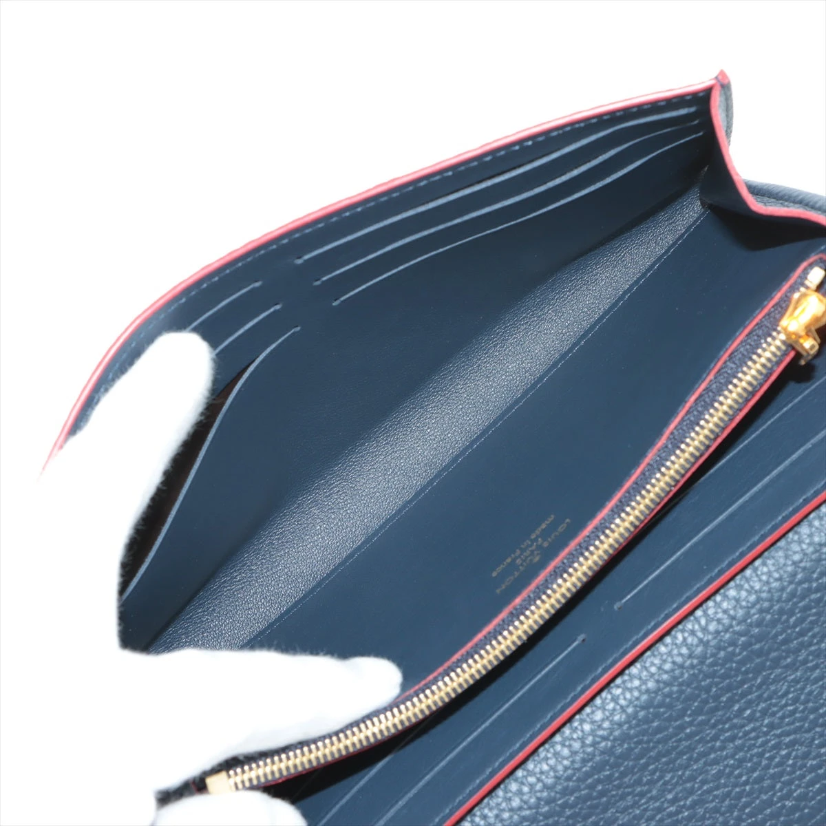 LV ポルトフォイユ・カプシーヌ M63739 長財布 マリーヌルージュ ヴィトン トリヨン ポルトフォイユカプシーヌ M63739 マリーヌ