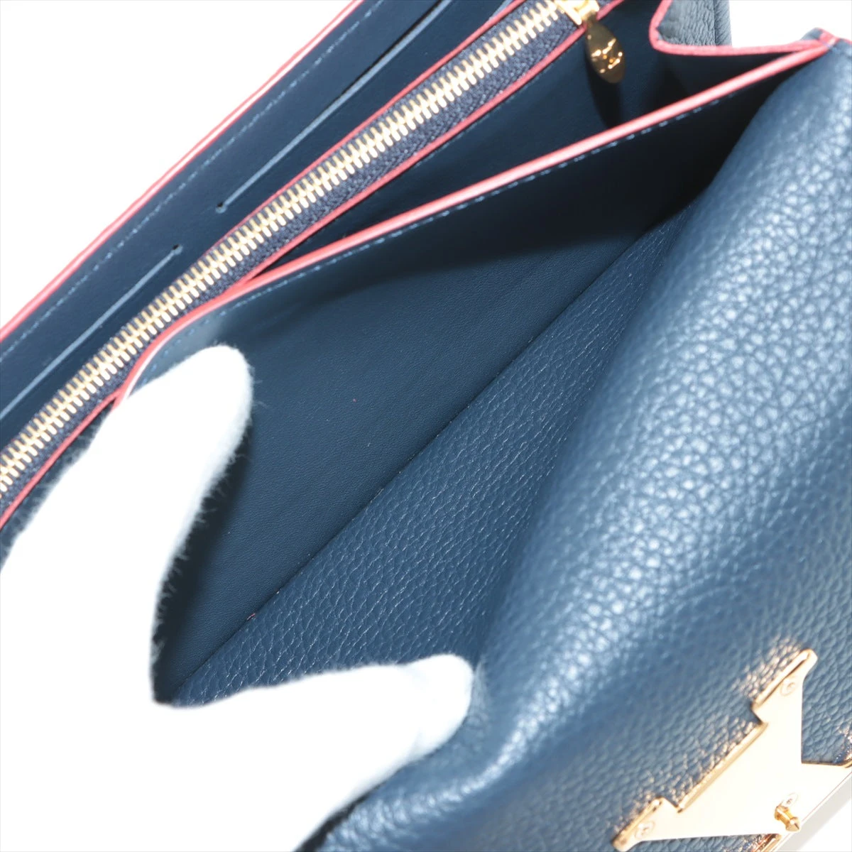 LV ポルトフォイユ・カプシーヌ M63739 長財布 マリーヌルージュ ヴィトン トリヨン ポルトフォイユカプシーヌ M63739 マリーヌ