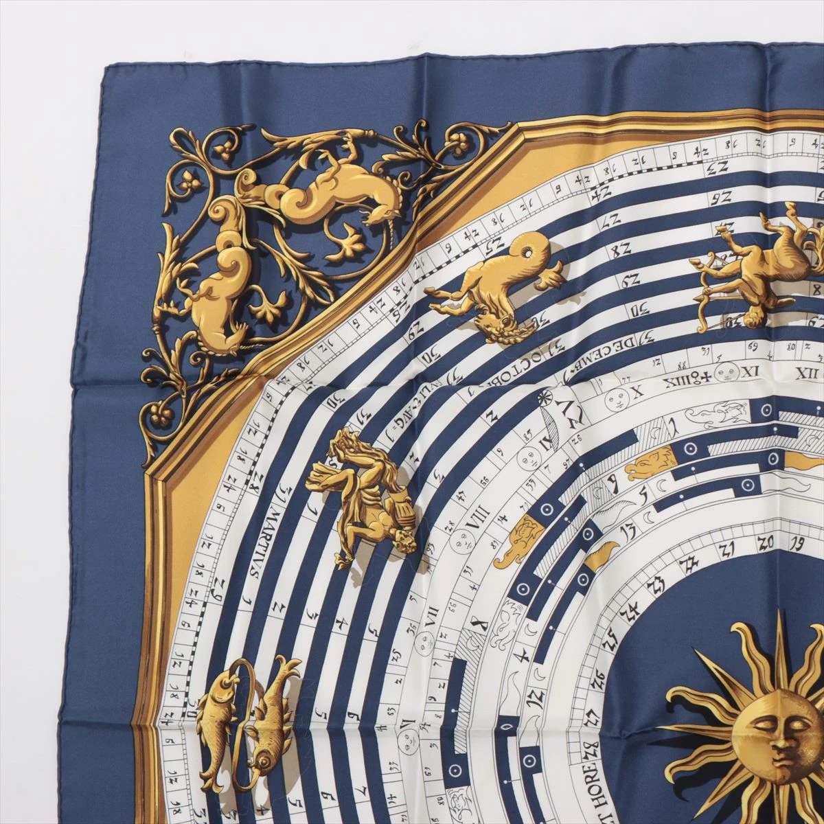 【美品】エルメス DIES ET HORE 占星術　スカーフ カレ90 h8000258_1.jpg