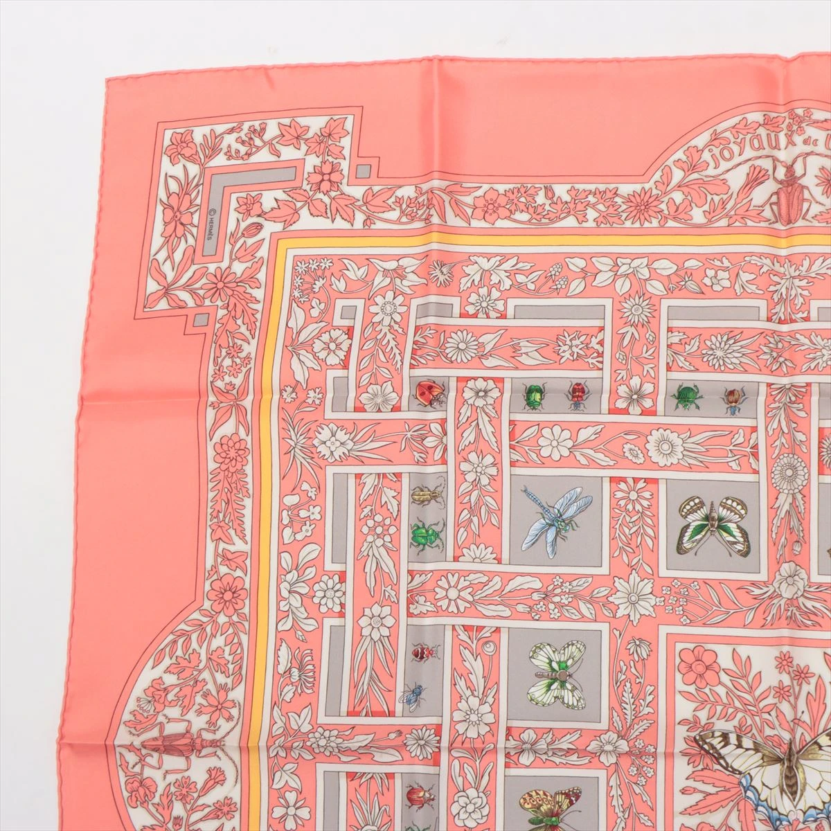 エルメス カレ90 joyaux de LETE 夏の宝石 スカーフ シルク