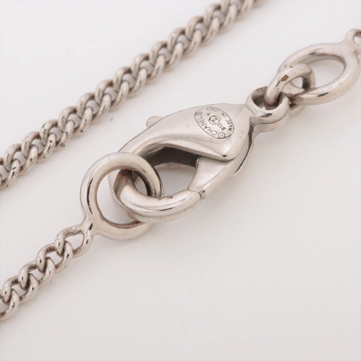 シャネル CHANEL シャネル B10V ココマーク シルバーカラー ネックレス 