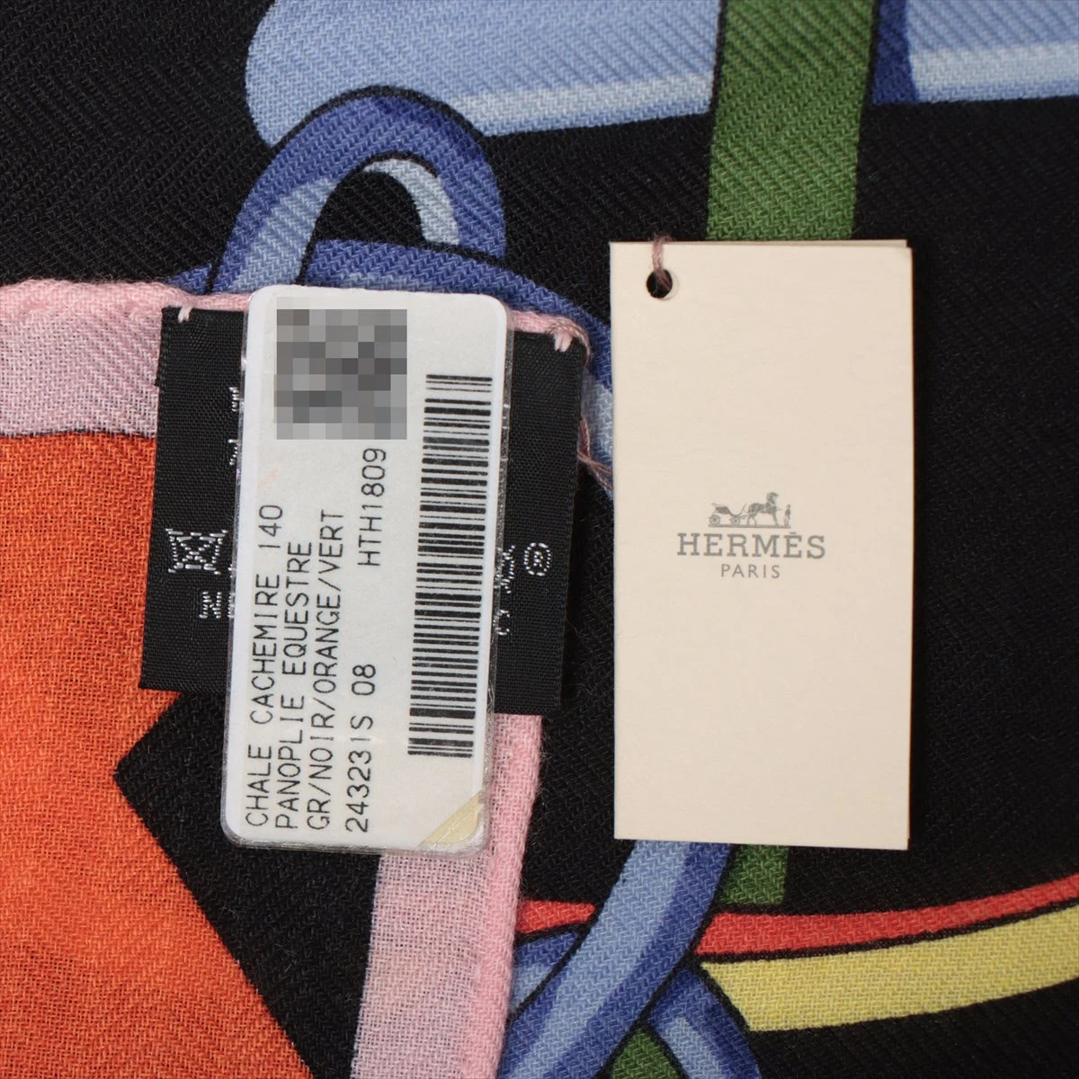 【美品】エルメスPanoplie Equestre 乗馬の装具一式ツイリーグレー エルメス ツイリー Panoplie equestre 乗馬の装具一式 スカーフ