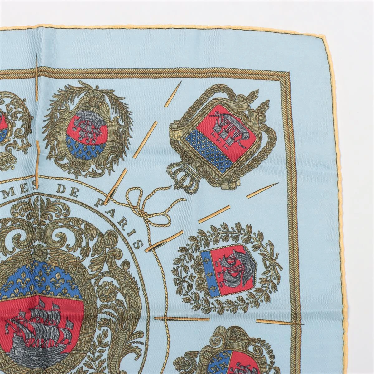 ❤未使用品❤カレ45 Les Armes de Paris パリの紋章 エルメス ❤未使用品❤カレ45 Les Armes de Paris パリの紋章 エルメス