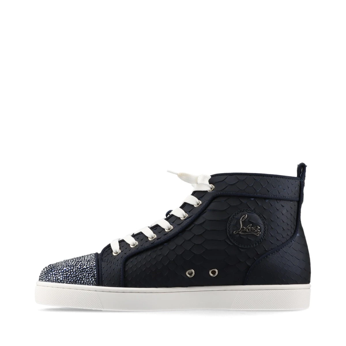 クリスチャンルブタン ルイス41 スワロフスキーハイカットスニーカー
