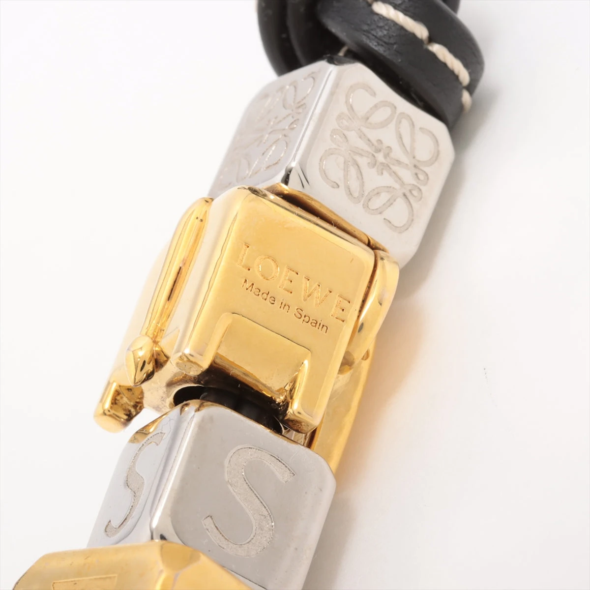 ✨未使用✨ロエベ ダイス　ストラップチャーム　アナグラム ロエベ LOEWE チャーム アナグラム ダイスチャーム レザーストラップ