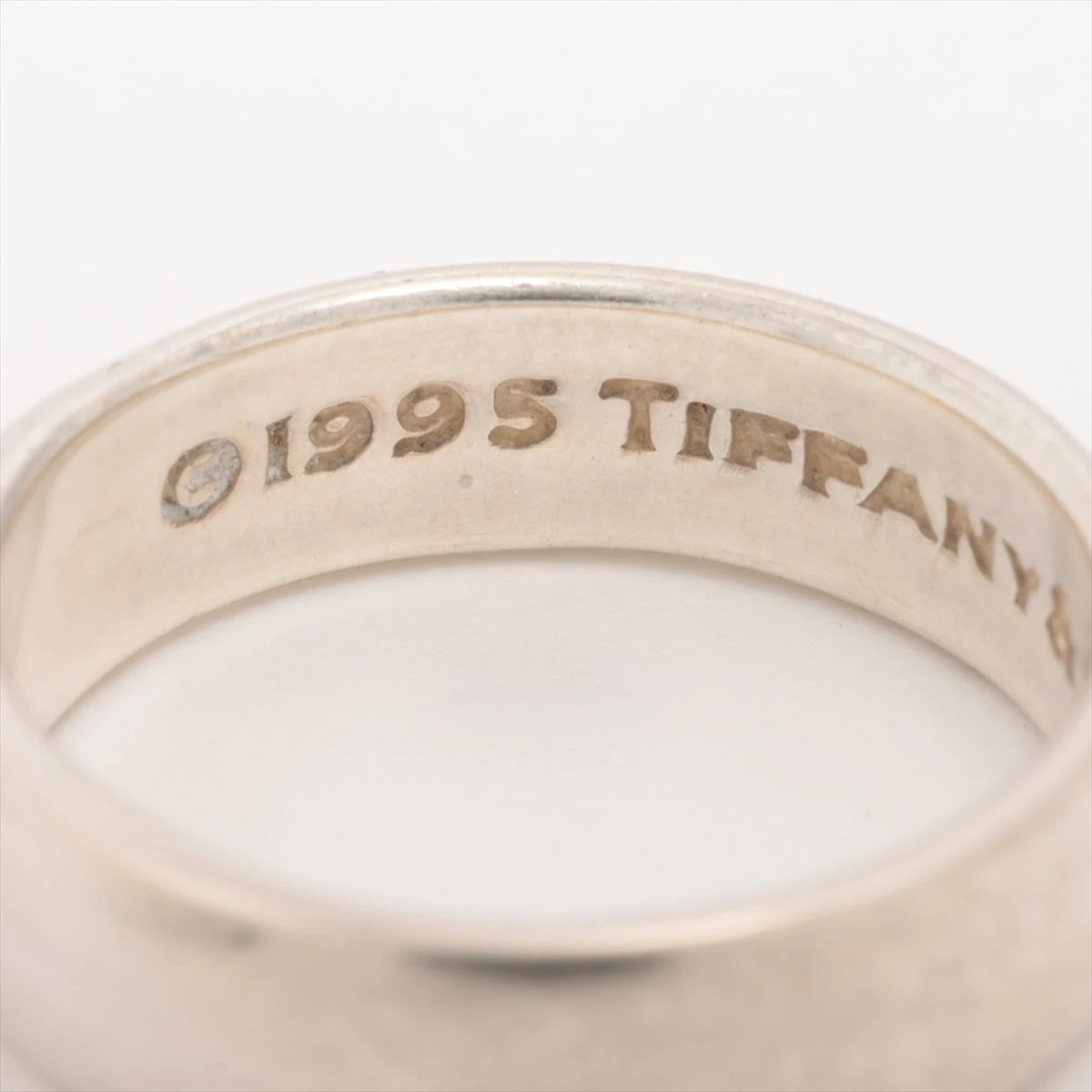 ティファニー ボール ダンクル リング 925×カラーストーン 5.1g