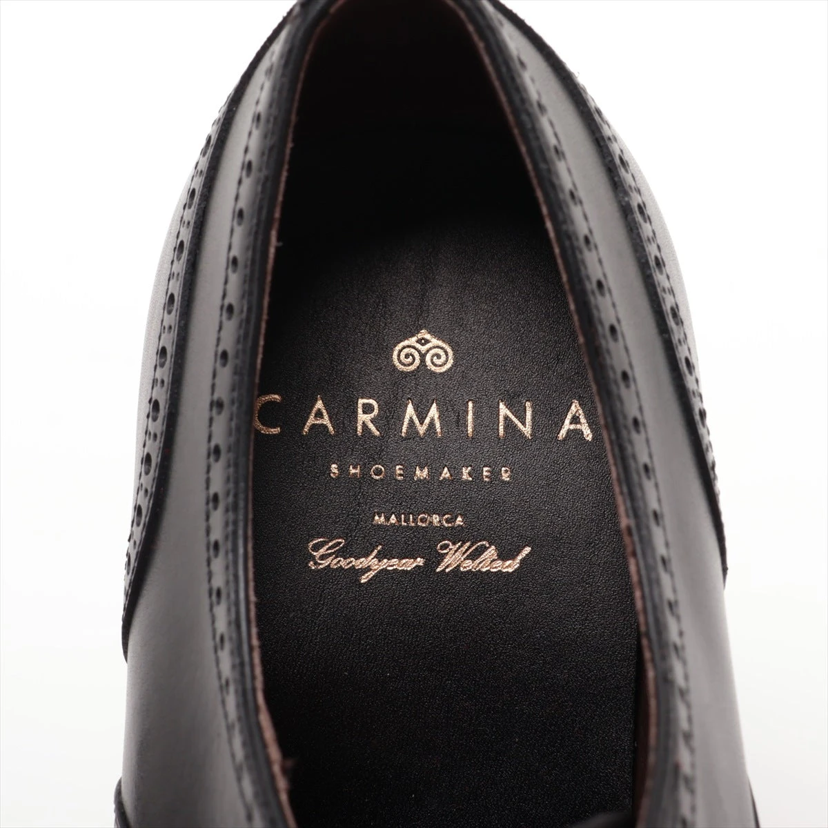 CARMINA ブラック　サイズ6 1/2 Carmina Cap Toe Oxford 748 Size 6.5 UK Oscar Last Armagnac
