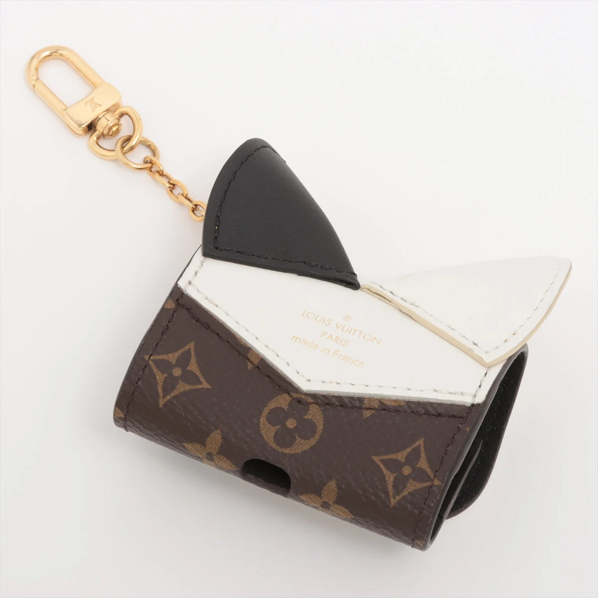 ヴィトン モノグラム エテュイイヤホン GI0566 ホワイト