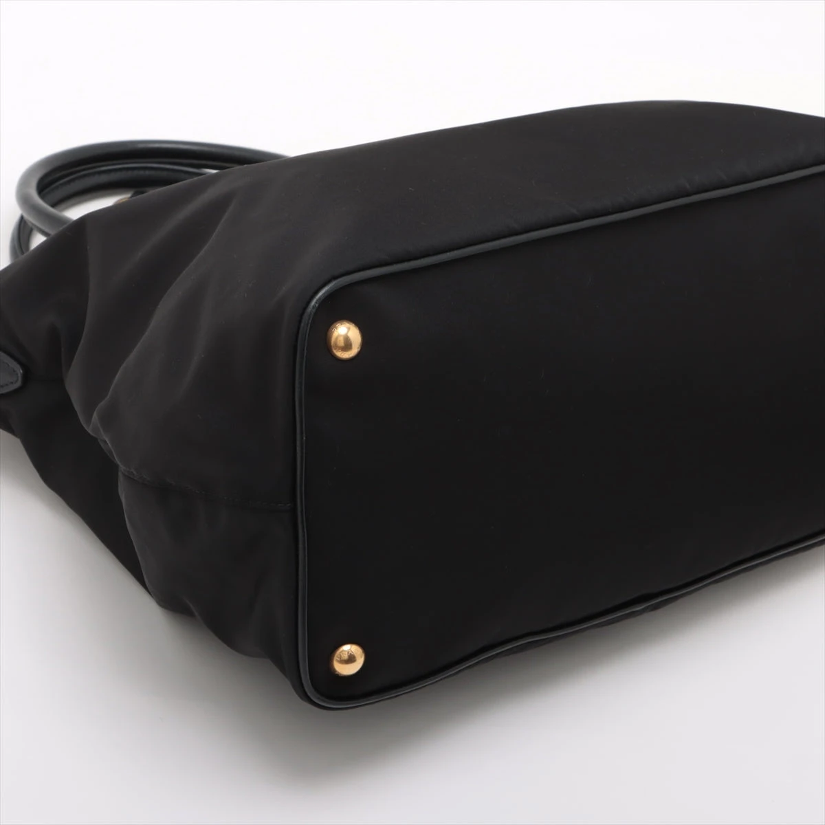 プラダ テスート ナイロン×レザー 2WAYハンドバッグ ブラック 1BC060