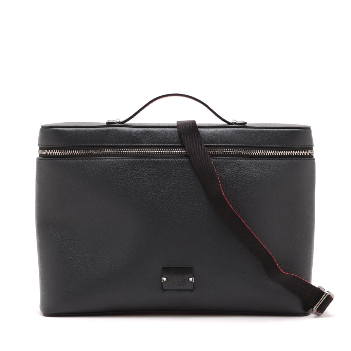 ほぼ未使用クリスチャンルブタンキピドック2WAYビジネスバッグ黒 ほぼ未使用クリスチャンルブタンキピドック2WAYビジネスバッグ黒